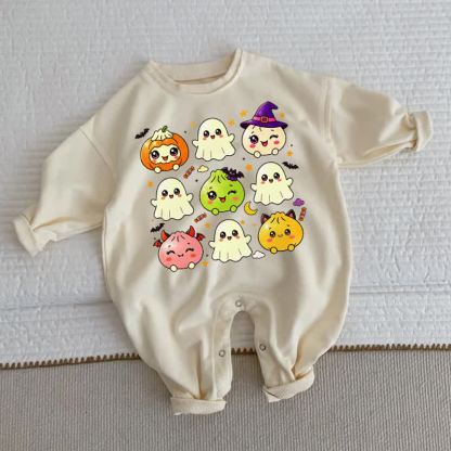 Baby Halloween Dumpling Beige Romper - Beige - 2-3T - image 1