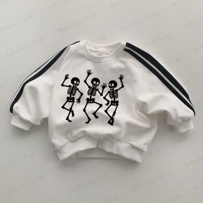 Baby Skull White Sweatshirt - White - 2-3T - image 1