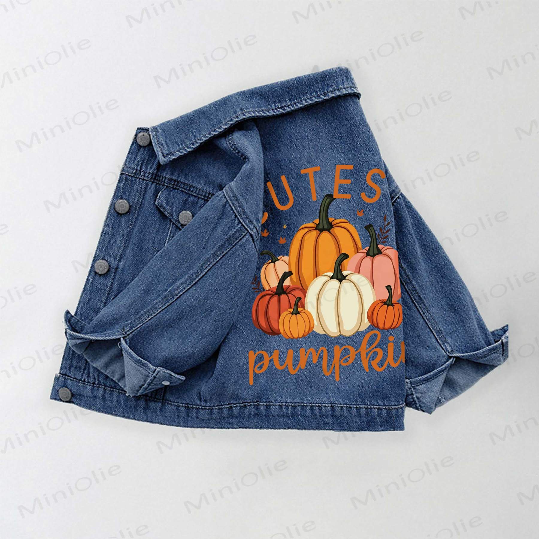 CUTEST PUMPKIN Toddler Kid Denim Jacket - Blue - 10-11T - image 1