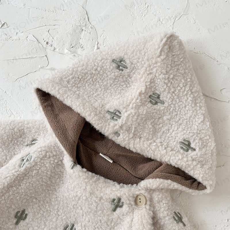Baby Hooded Cactus Print Romper - image 6