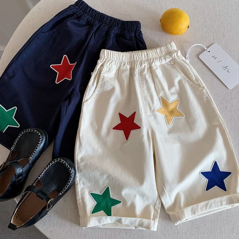 Toddler Color Star Patch Relaxed Fit Pants - image 1