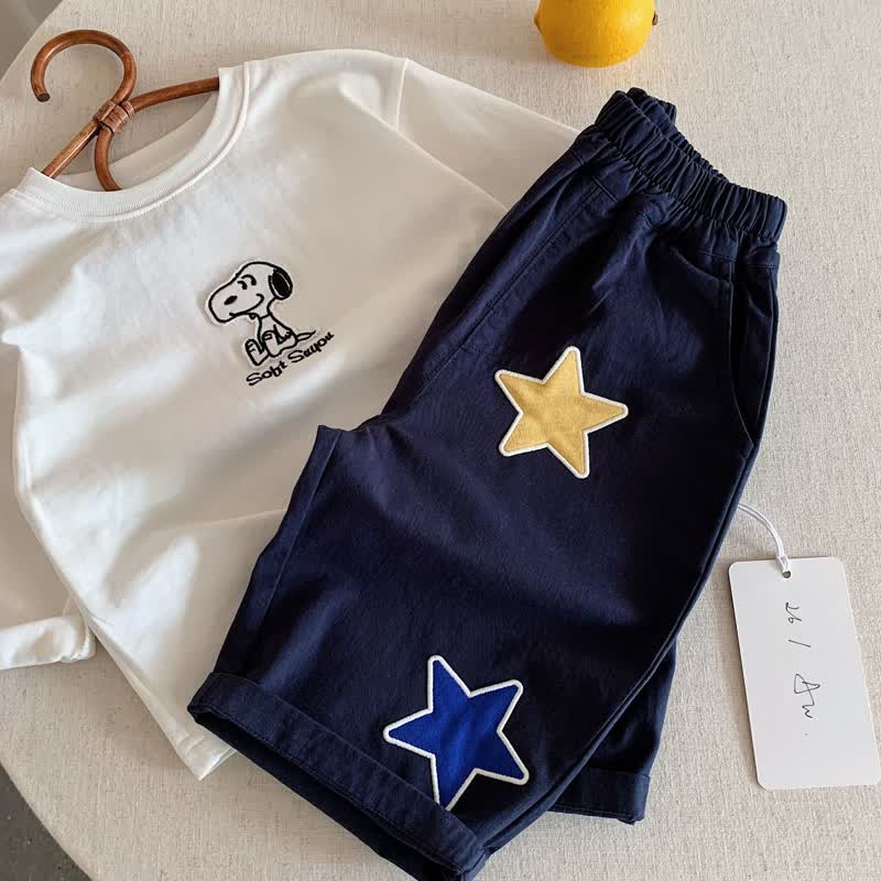 Toddler Color Star Patch Relaxed Fit Pants - image 6