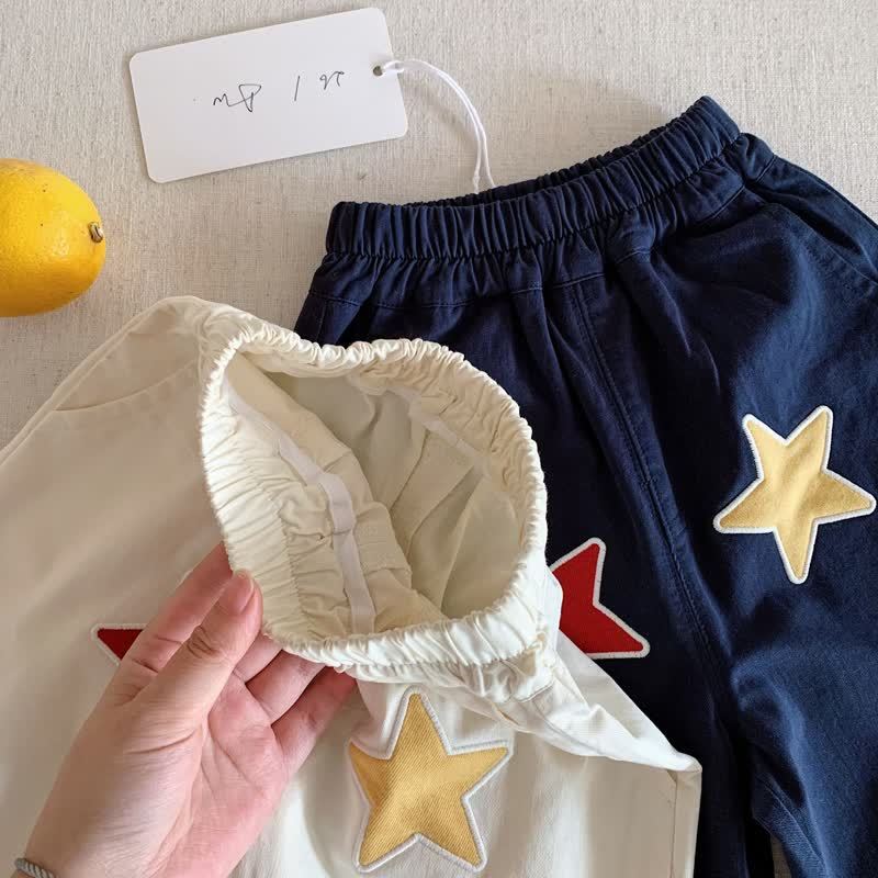 Toddler Color Star Patch Relaxed Fit Pants - image 5