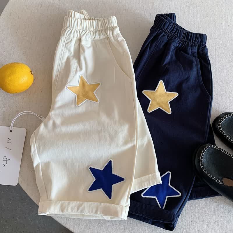 Toddler Color Star Patch Relaxed Fit Pants - image 7