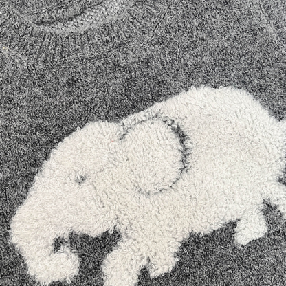 Baby Toddler Elephant Knitted Vest or Beige Tee or Pants - image 7