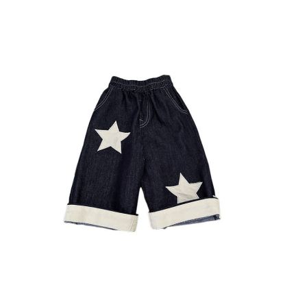 Baby Toddler Colorblock Half Zip Sweater or Denim Pants - Black - 4-5T - image 4