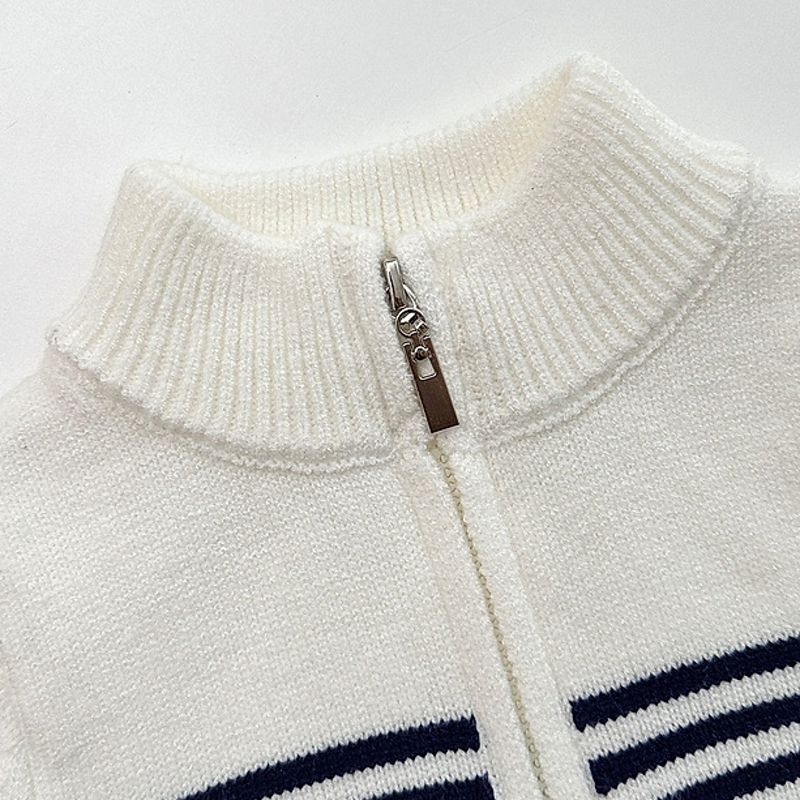 Baby Toddler Colorblock Half Zip Sweater or Denim Pants - image 6