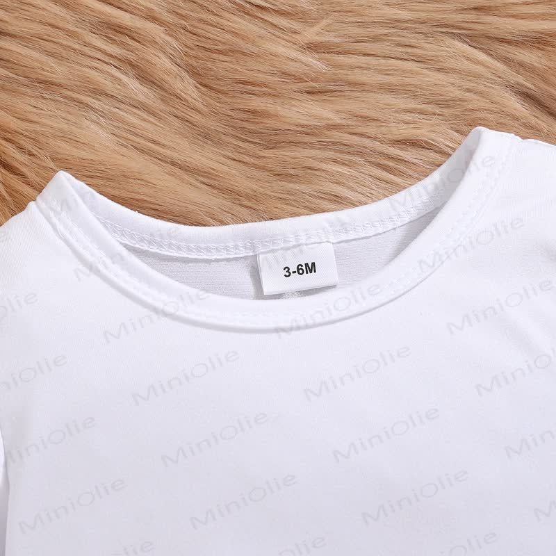 Baby Halloween Soft White Romper - image 7