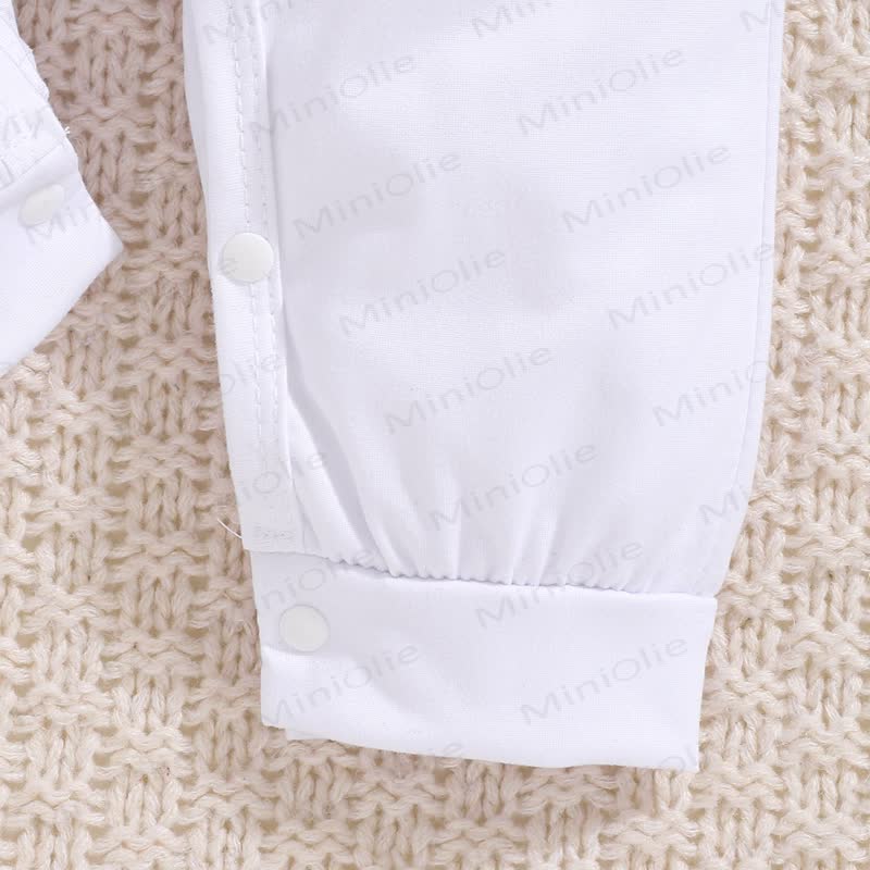Baby Halloween Soft White Romper - image 8