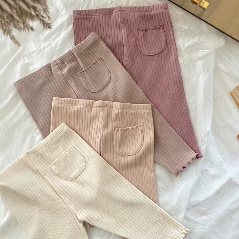 Baby Soft Ribbed Ruffle Hem Leggings - image 1