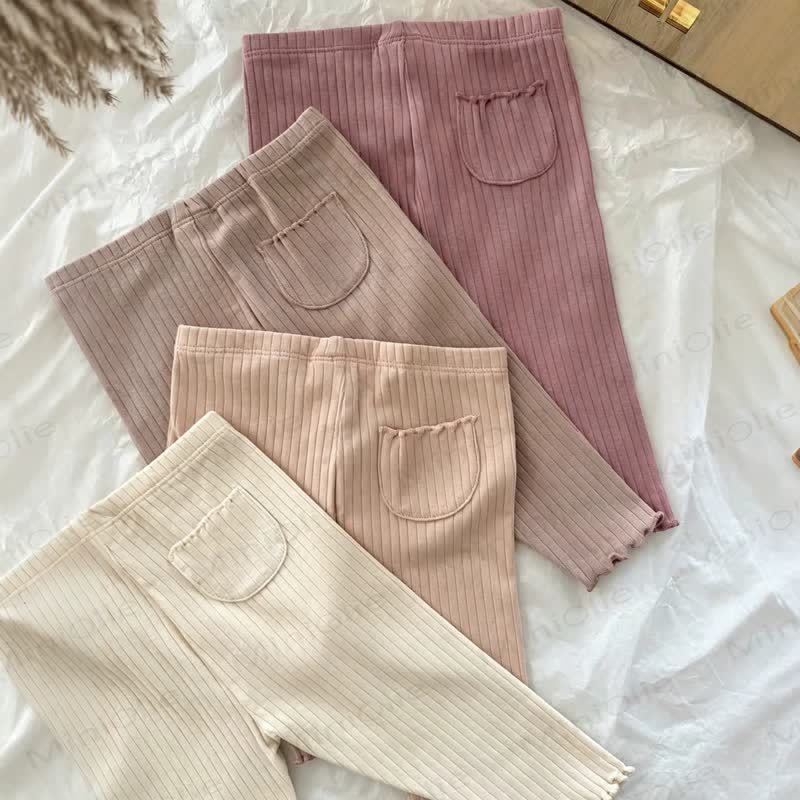 Baby Soft Ribbed Ruffle Hem Leggings - image 1