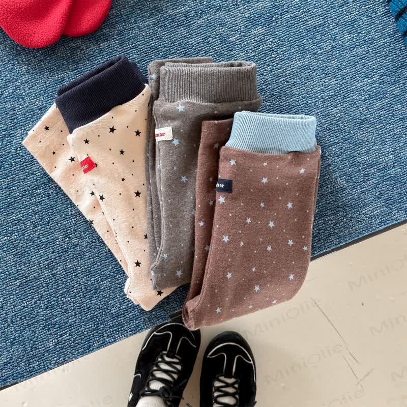 ANDBUTTER Toddler Soft Cotton Star Print Leggings - image 5