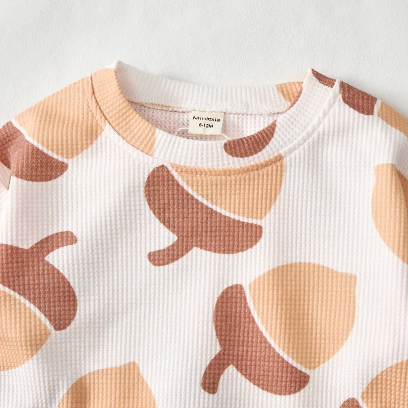 Baby Acorn Beige Waffle 2-piece Set - image 3