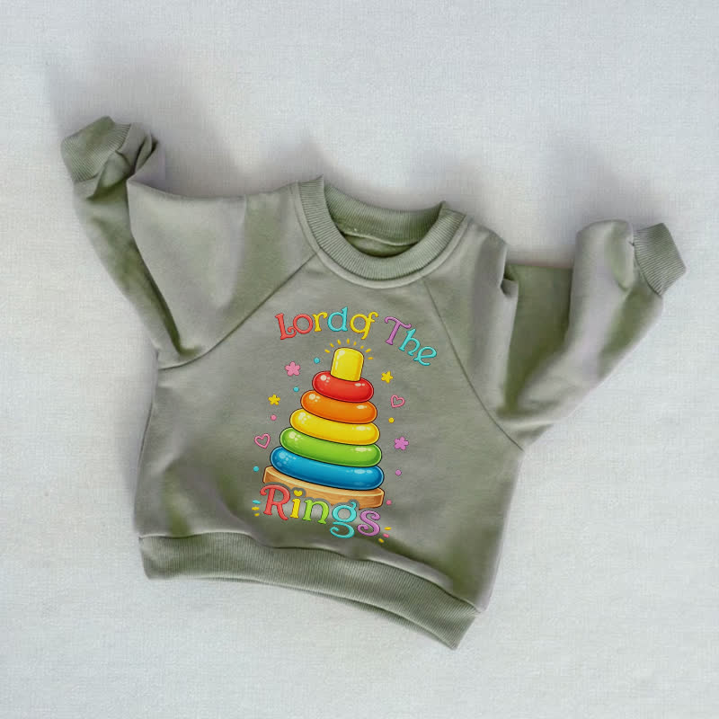 LORD OF THE RINGS Baby Toddler Grey Green Sweatshirt - Grey Green - 3-5T - image 1