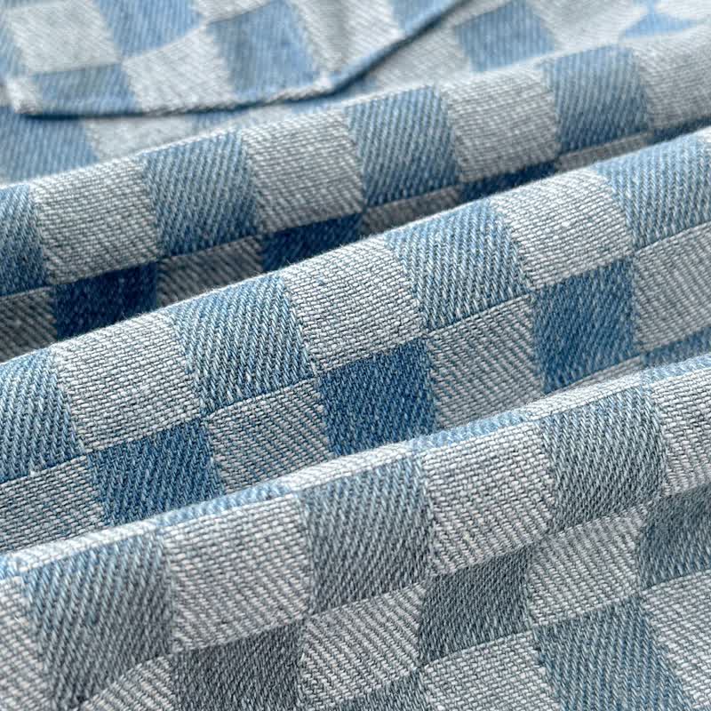 Baby Toddler Blue Checkerboard Casual Pants - image 5