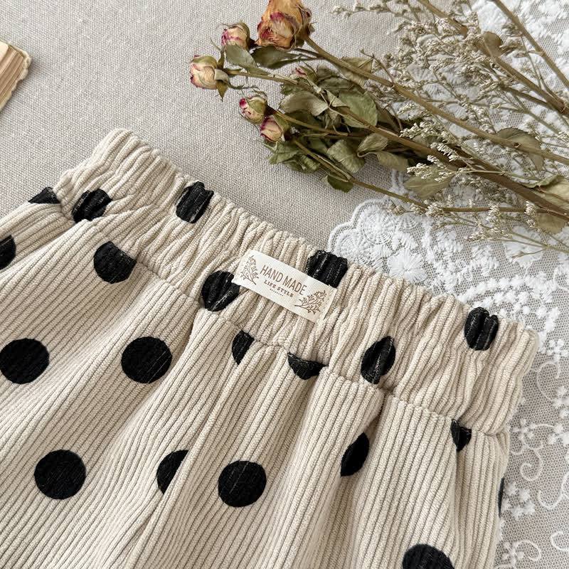 Baby Beige Corduroy Casual Pants - image 7