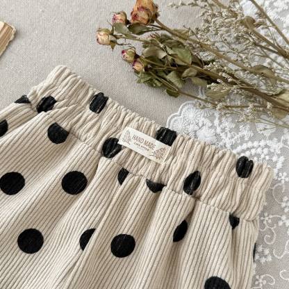 Baby Beige Corduroy Casual Pants - image 7