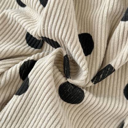 Baby Beige Corduroy Casual Pants - image 9