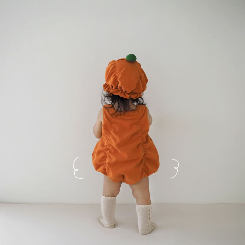 Baby Halloween Pumpkin Print Bodysuit or Solid Color Pants - image 5