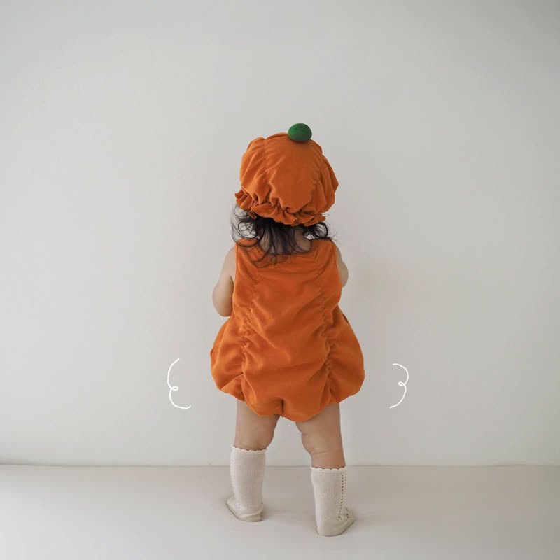 Baby Halloween Pumpkin Print Bodysuit or Solid Color Pants - image 5