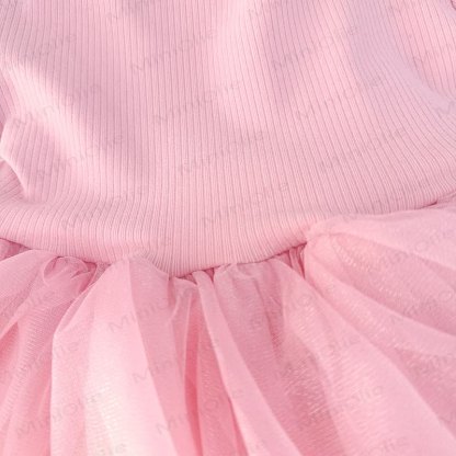 Baby Girl Pearl Bow Tulle Dress - image 8