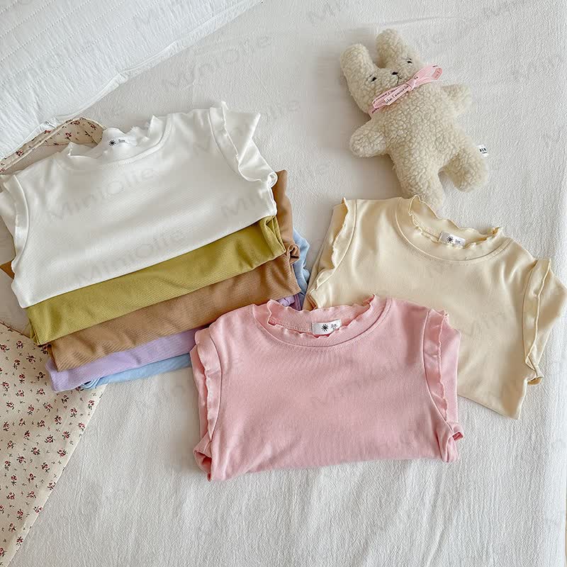 Toddler Girl Lettuce Trim Long Sleeve T-Shirt - image 3