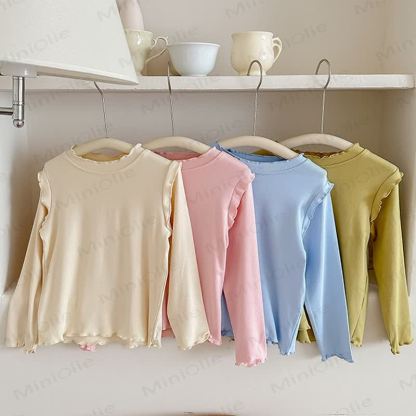 Toddler Girl Lettuce Trim Long Sleeve T-Shirt - image 5