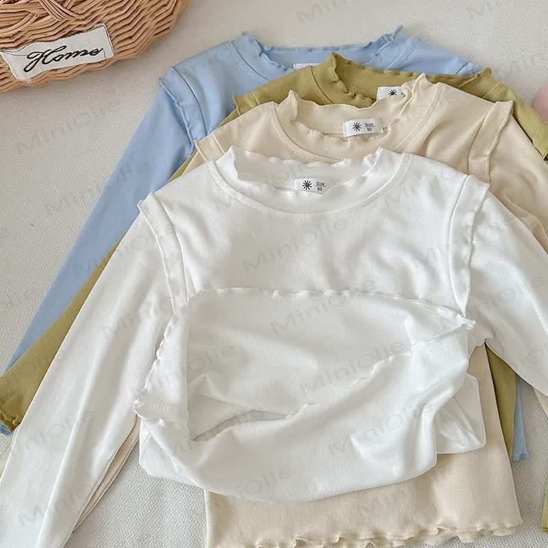 Toddler Girl Lettuce Trim Long Sleeve T-Shirt - image 4