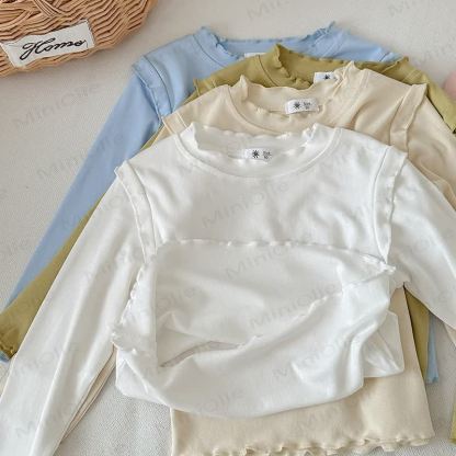 Toddler Girl Lettuce Trim Long Sleeve T-Shirt - image 4