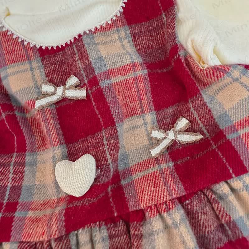 Baby Red Plaid Dress - image 4
