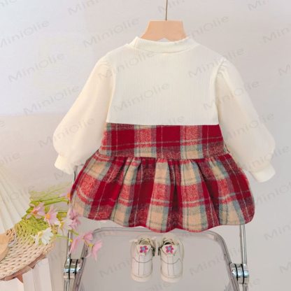 Baby Red Plaid Dress - image 2