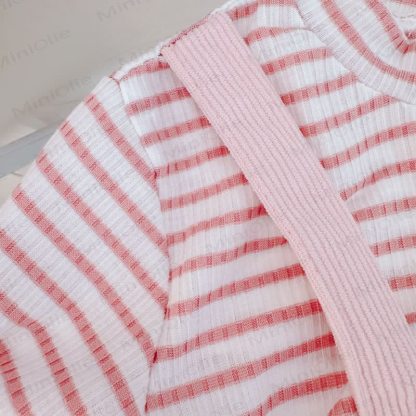 Baby Bunny Striped Dress - image 4