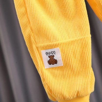 Toddler Bear Patch Corduroy 3-piece Set - image 13