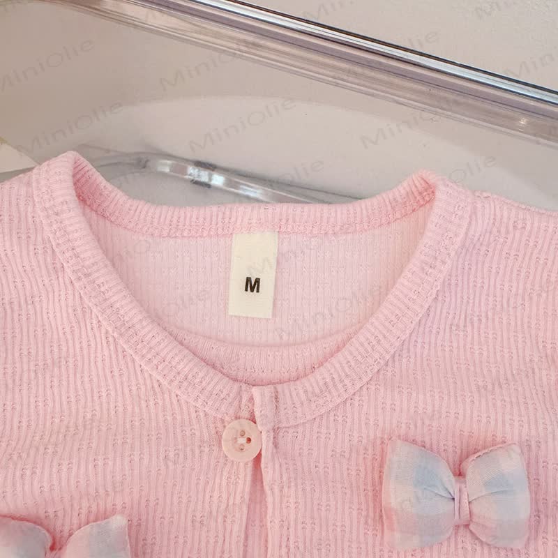 Baby Bow Knit Layered Tulle Dress - image 4