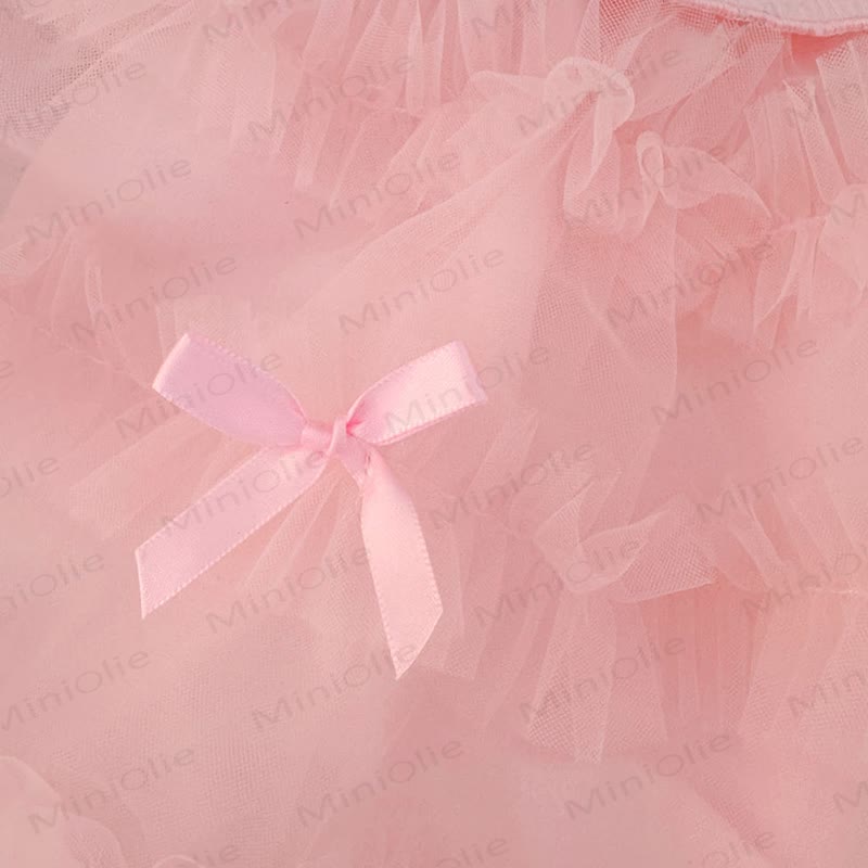 Baby Bow Knit Layered Tulle Dress - image 7