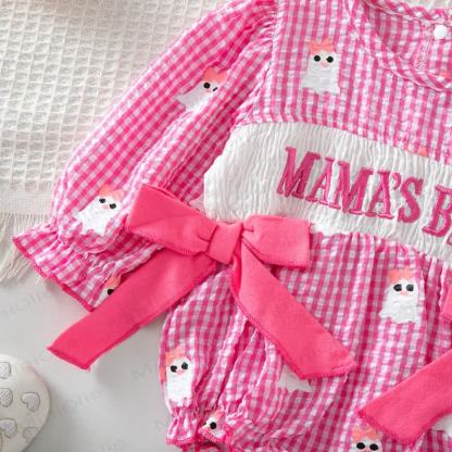 MAMA'S BOO Baby Gingham Bodysuit with Headband - image 17