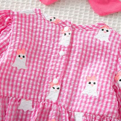 MAMA'S BOO Baby Gingham Bodysuit with Headband - image 18