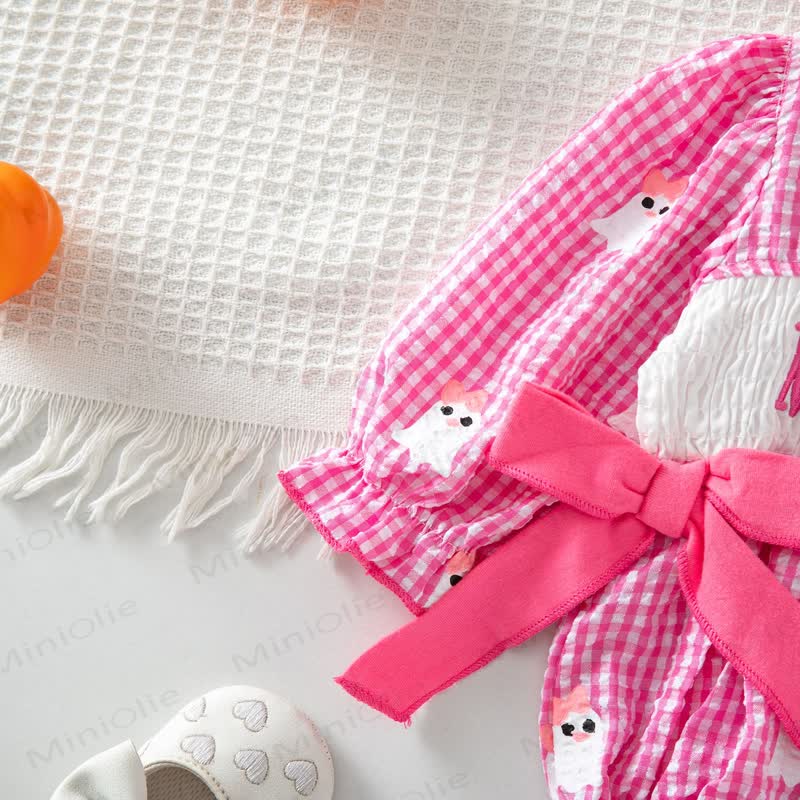 MAMA'S BOO Baby Gingham Bodysuit with Headband - image 19