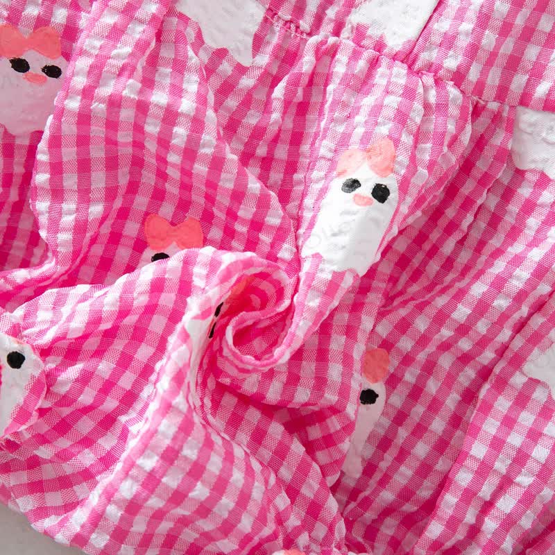 MAMA'S BOO Baby Gingham Bodysuit with Headband - image 20