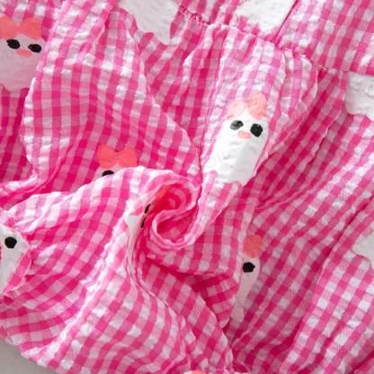 MAMA'S BOO Baby Gingham Bodysuit with Headband - image 20