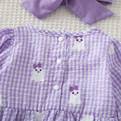 MAMA'S BOO Baby Gingham Bodysuit with Headband - image 27