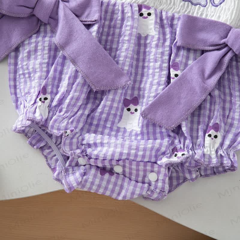 MAMA'S BOO Baby Gingham Bodysuit with Headband - image 29