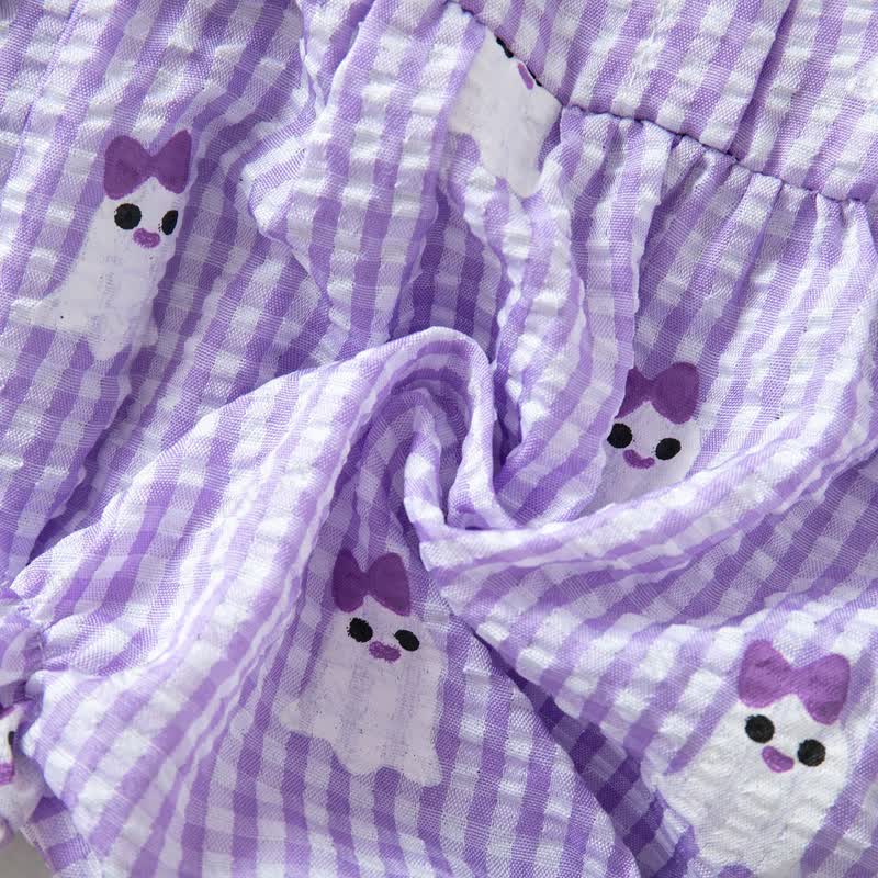 MAMA'S BOO Baby Gingham Bodysuit with Headband - image 30