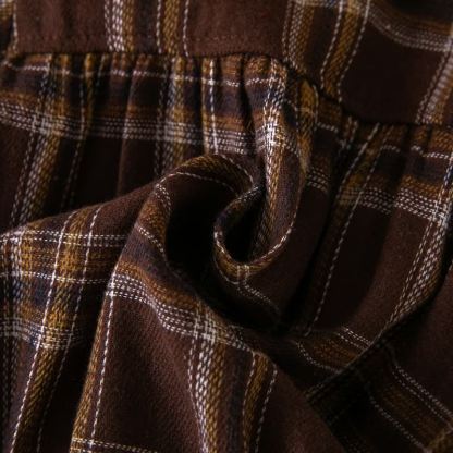 Baby Vintage Plaid Ruffle Collar Bodysuit - image 11