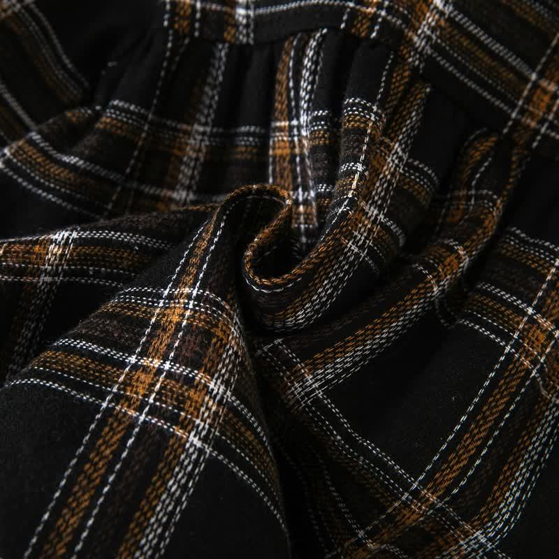 Baby Vintage Plaid Ruffle Collar Bodysuit - image 21