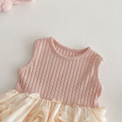 Baby Toddler Girl Rose Dress and Cardigan Outfit - image 8
