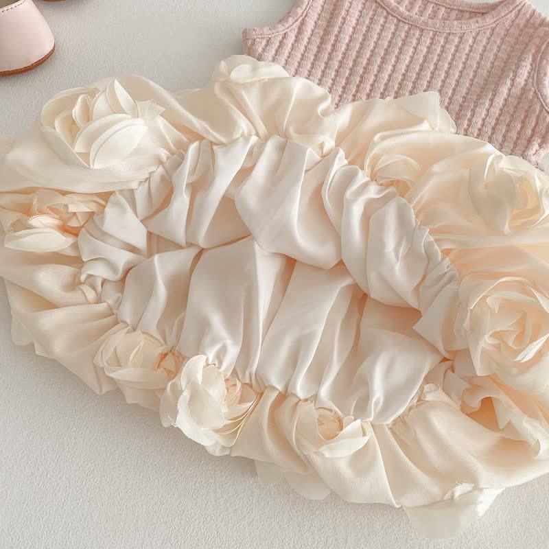 Baby Toddler Girl Rose Dress and Cardigan Outfit - image 10