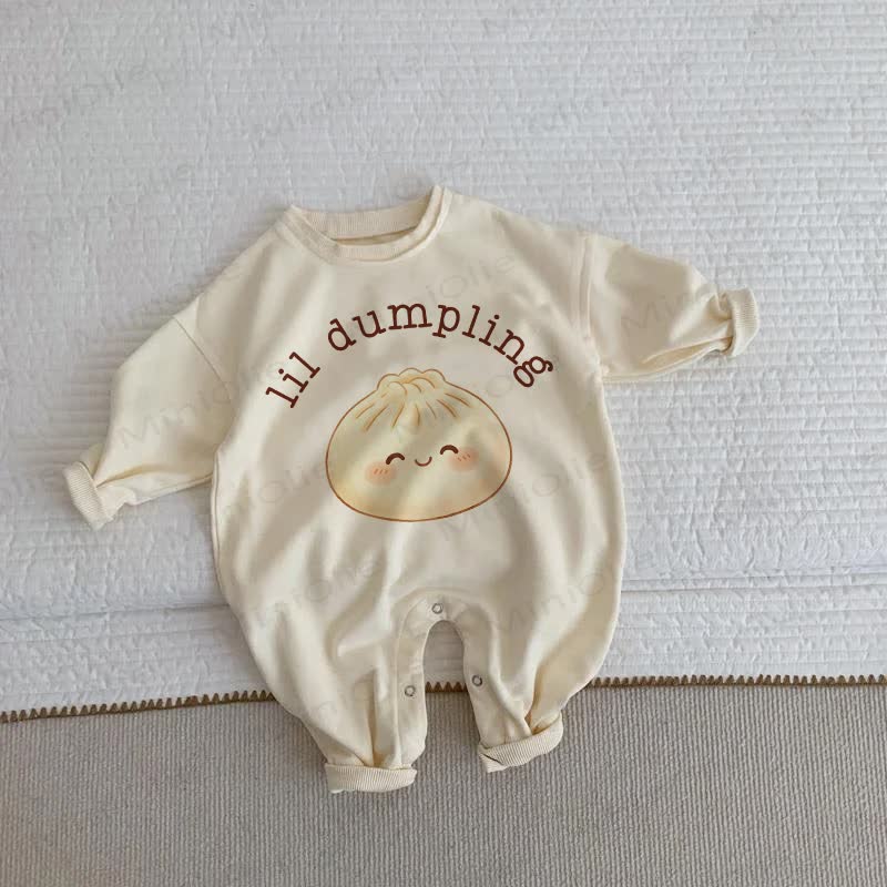 LIL DUMPKING Baby Beige Romper - Beige - 2-3T - image 1