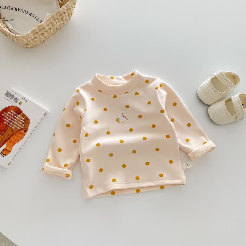 Baby Toddler Embroidered Top - Beige Dot - 4-5T - image 10