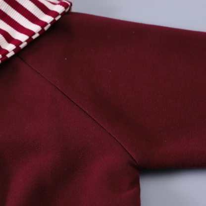 Toddler Striped Shawl Sweatshirt and Pants 2-piece Set - image 8